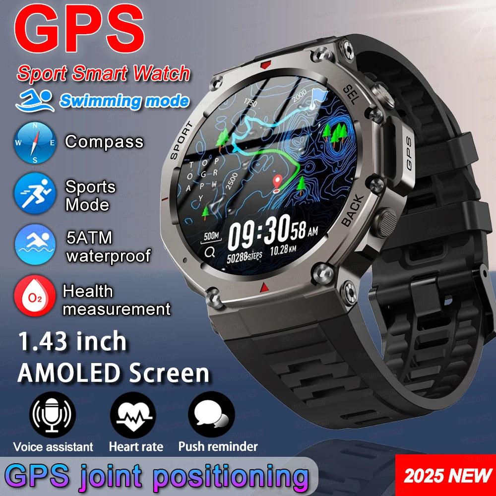 UltraRecon™ Tactical GPS Smartwatch 5ATM Dual-Band