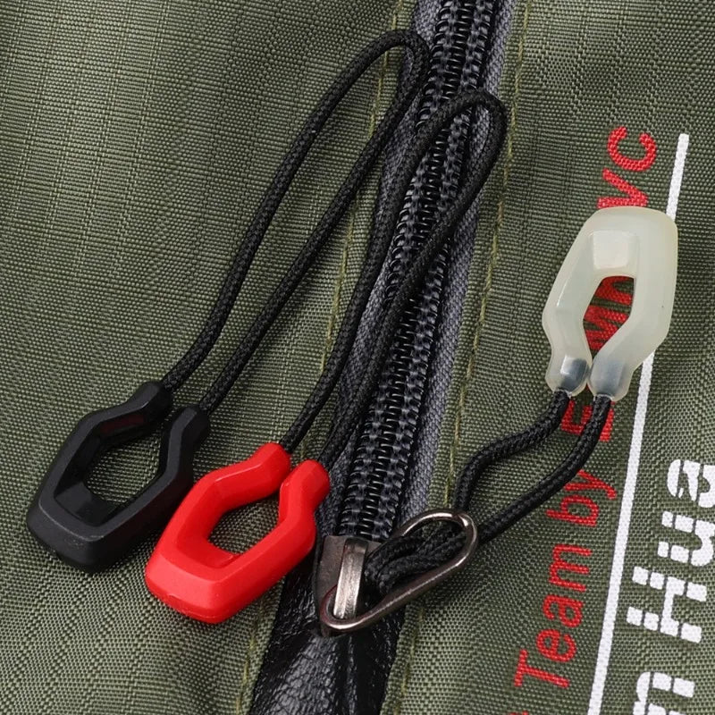 BattleGear™ glow zipper pulls for bags, tents, jackets, and tactical gear