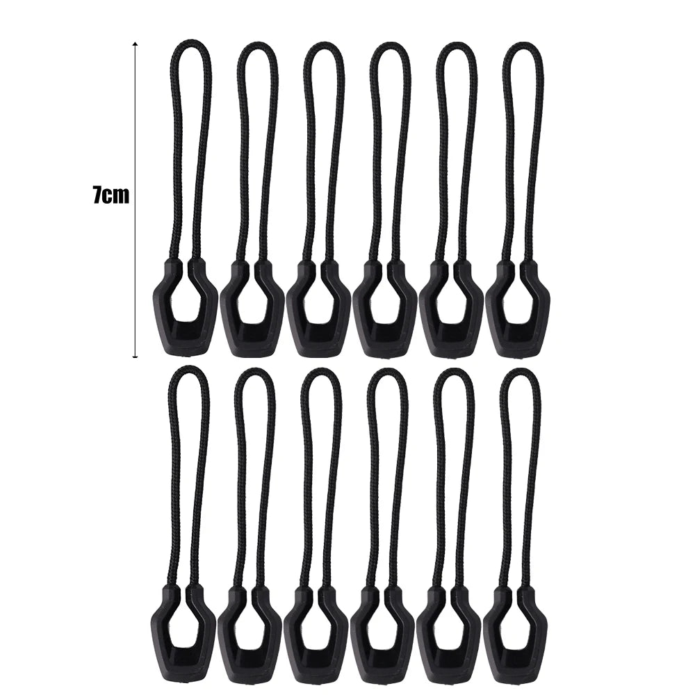 BattleGear™ glow zipper pulls for bags, tents, jackets, and tactical gear