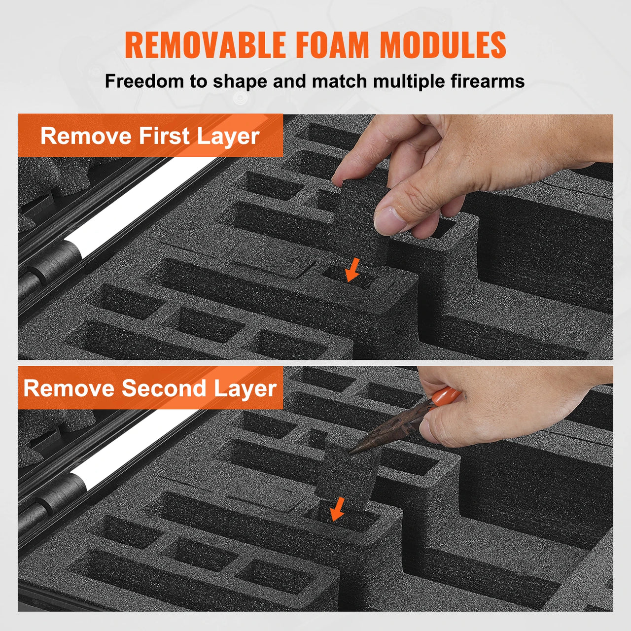 RangeBox™ Hard Pistol Case with Pre-cut Foam Lining