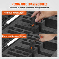 Thumbnail for RangeBox™ Hard Pistol Case with Pre-cut Foam Lining