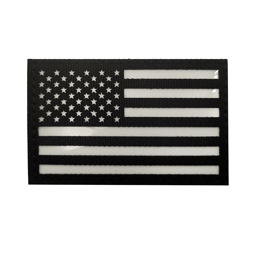 IR Tactical Flag Patch – Infrared U.S. Reflective Patch