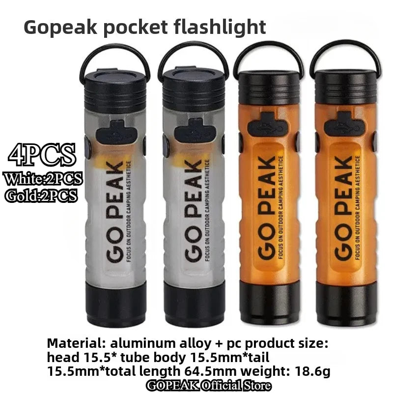 FieldLux™ Pocket Mini Flashlight - Key Chain EDC Light with Magnetic Cap