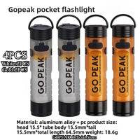 Thumbnail for FieldLux™ Pocket Mini Flashlight - Key Chain EDC Light with Magnetic Cap