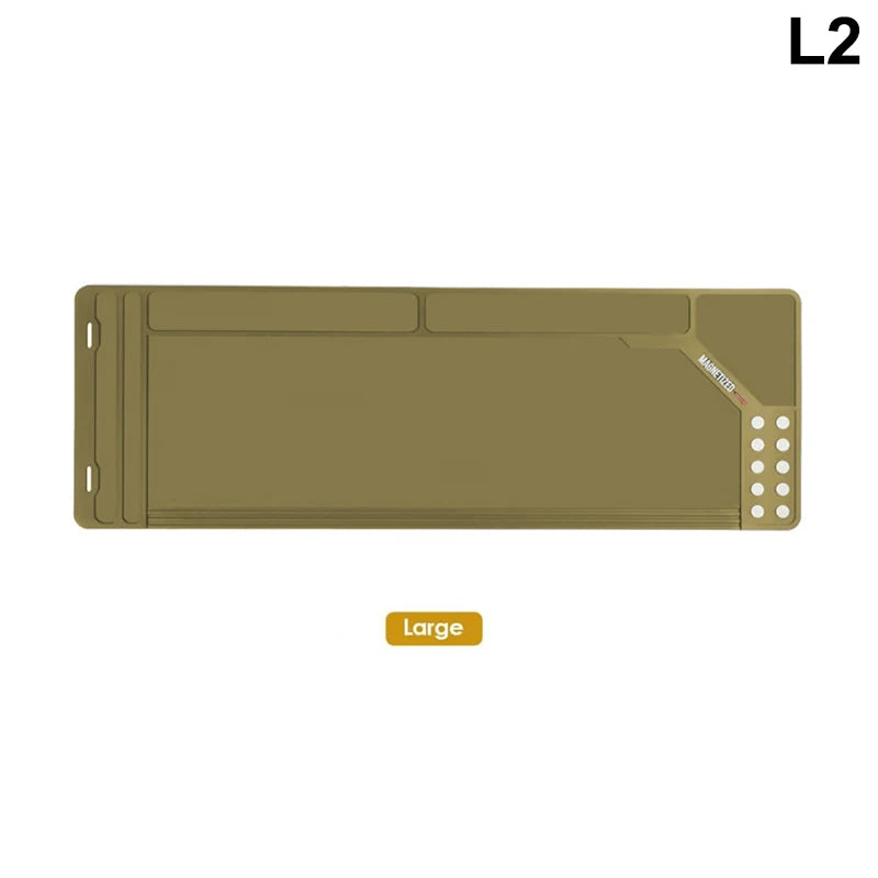 BattleGear™ magnetic gun cleaning work mat with parts organizer