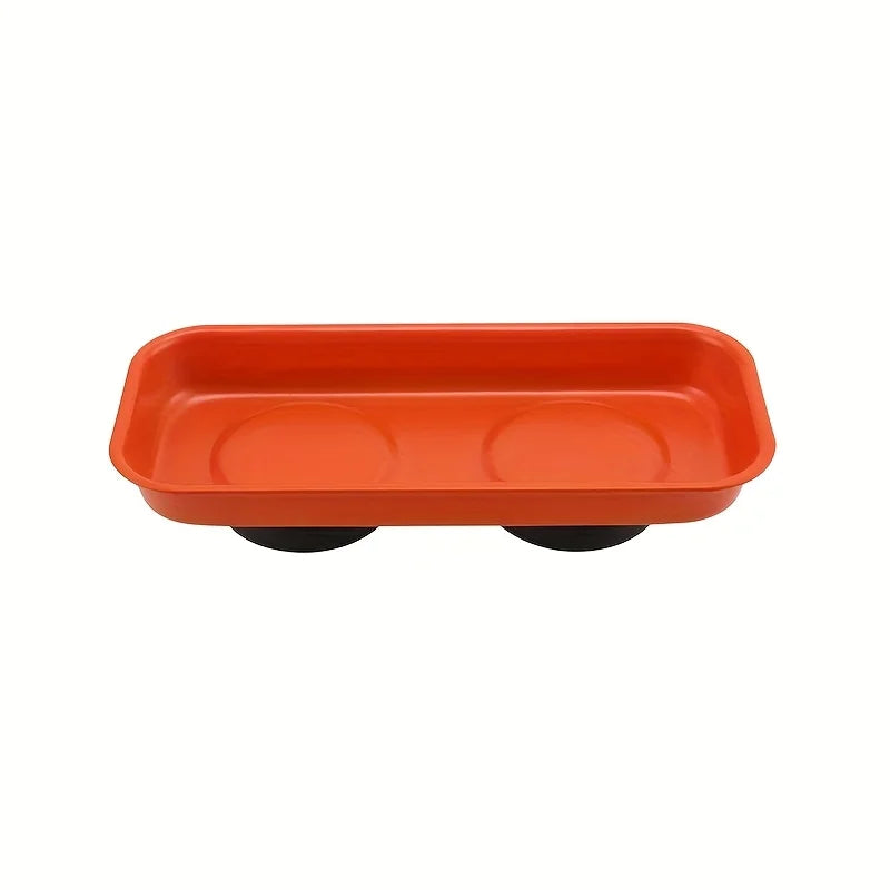 BattleGear magnetic stainless steel parts tray for screws, nuts, and repair hardware