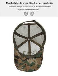 Thumbnail for American Flag Adjustable Camouflage Hat