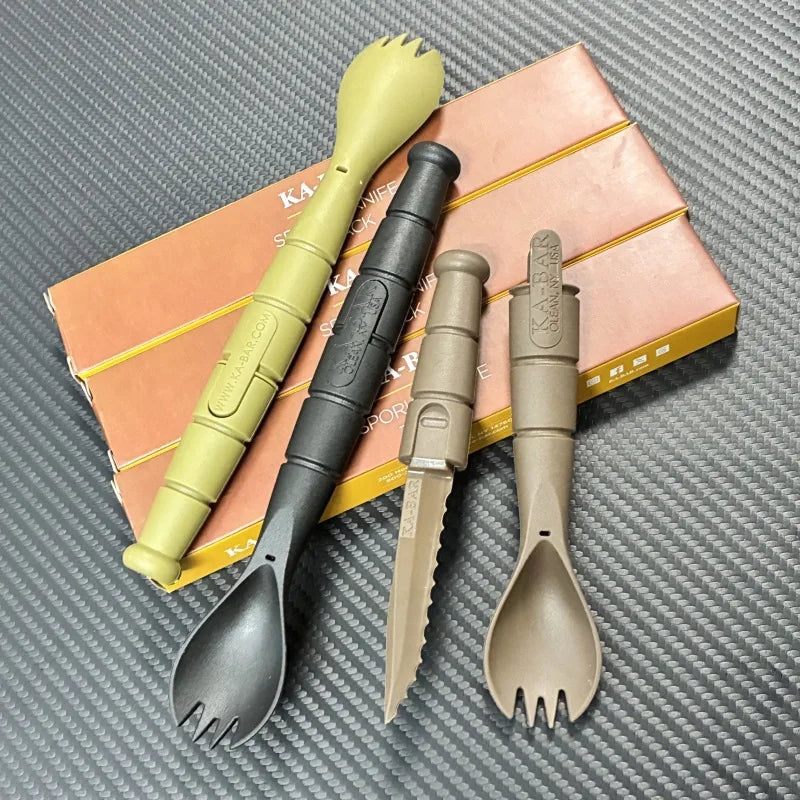 BattleGear EDC Cutlery Set - Fork Spoon Knife Combo