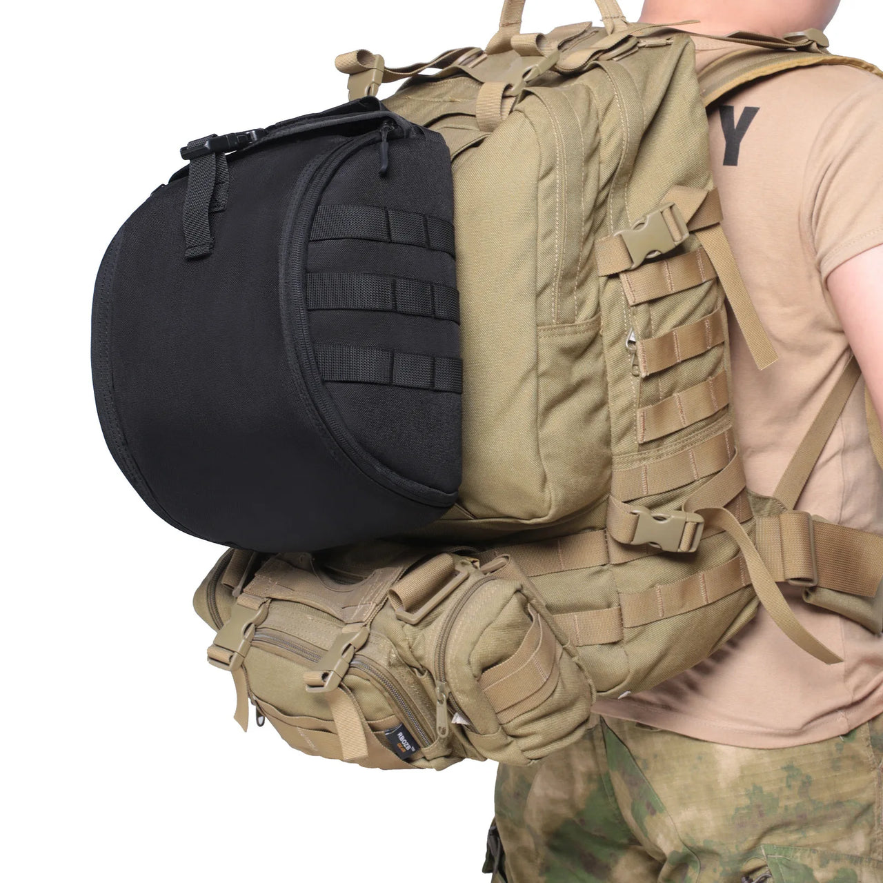 Tactical Helmet Bag – MOLLE-Compatible Protective Storage Pouch