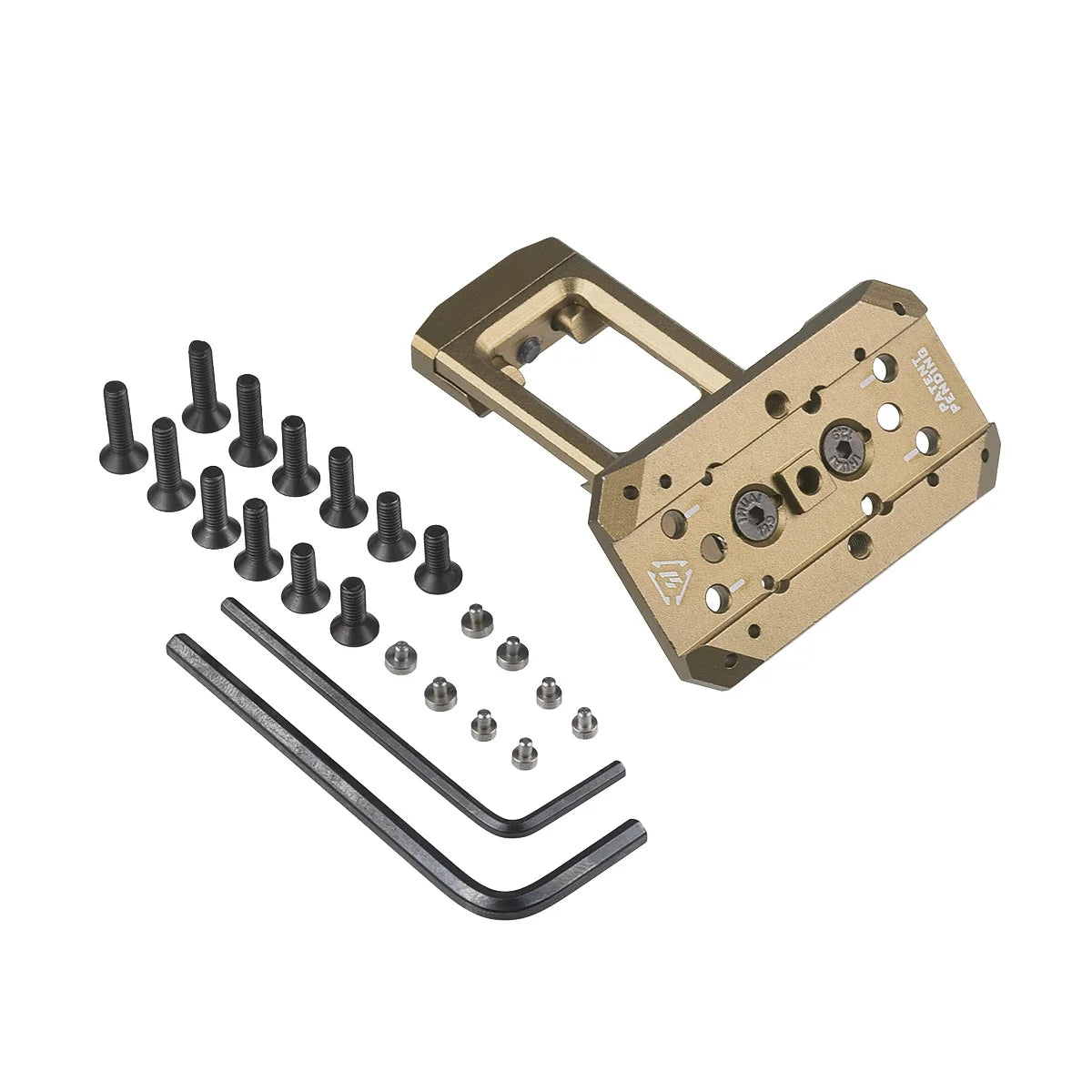 TacSight™ – 35/45° Offset Red Dot Optic Mount – Aluminum Mount for T01 T02 RMR