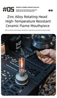 Thumbnail for BattleGear™ Foldable Nozzle Torch Lighter - Windproof Outdoor Igniter feature detail