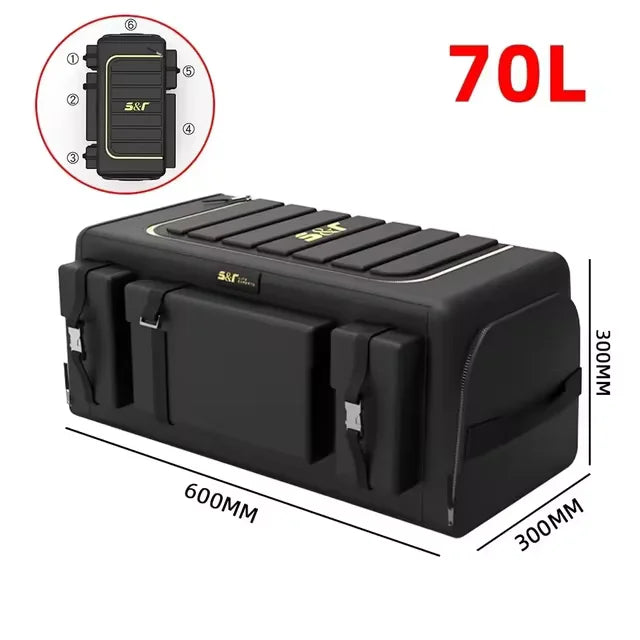 BattleGear™ Trunk Storage Organizer - 70L (With Lid)