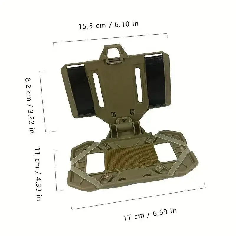 Plate Carrier Phone Mount – Phone & Map Holder Chest Panel