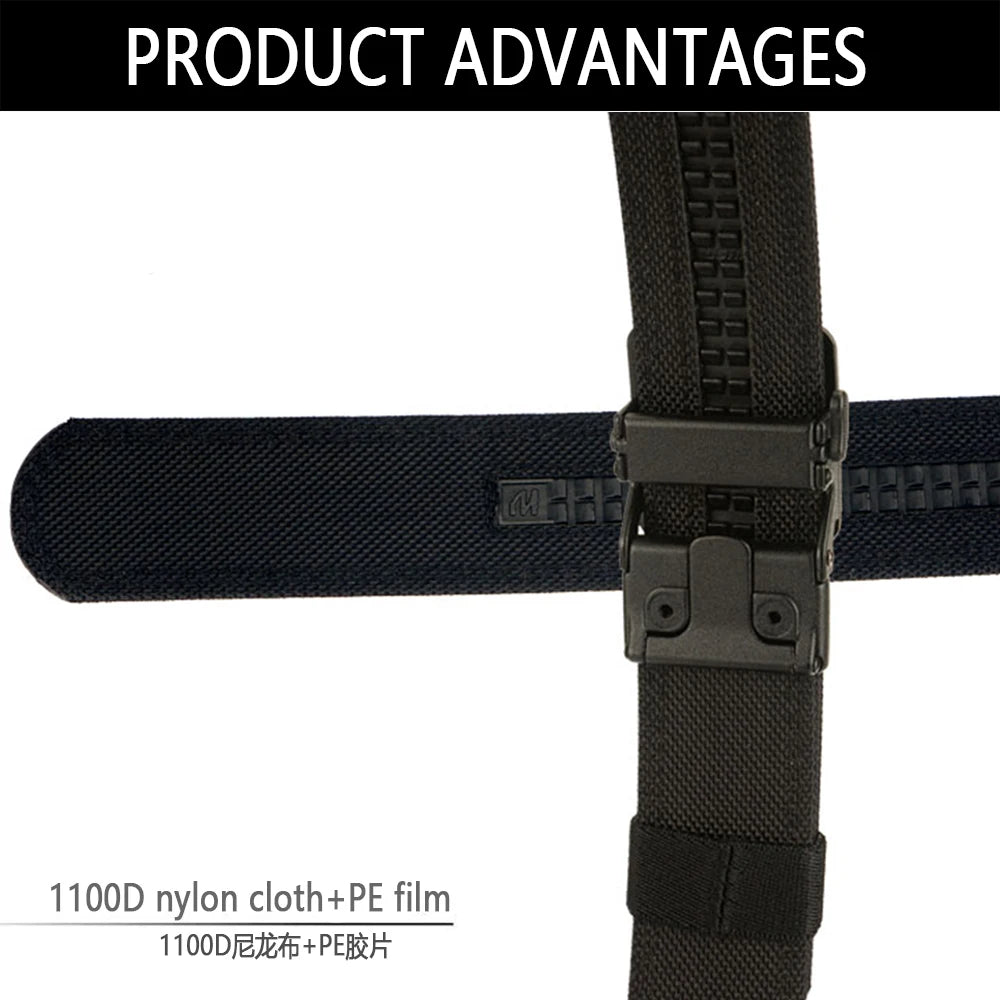 BattleGear™ – Automatic Tactical Belt with Metal Buckle