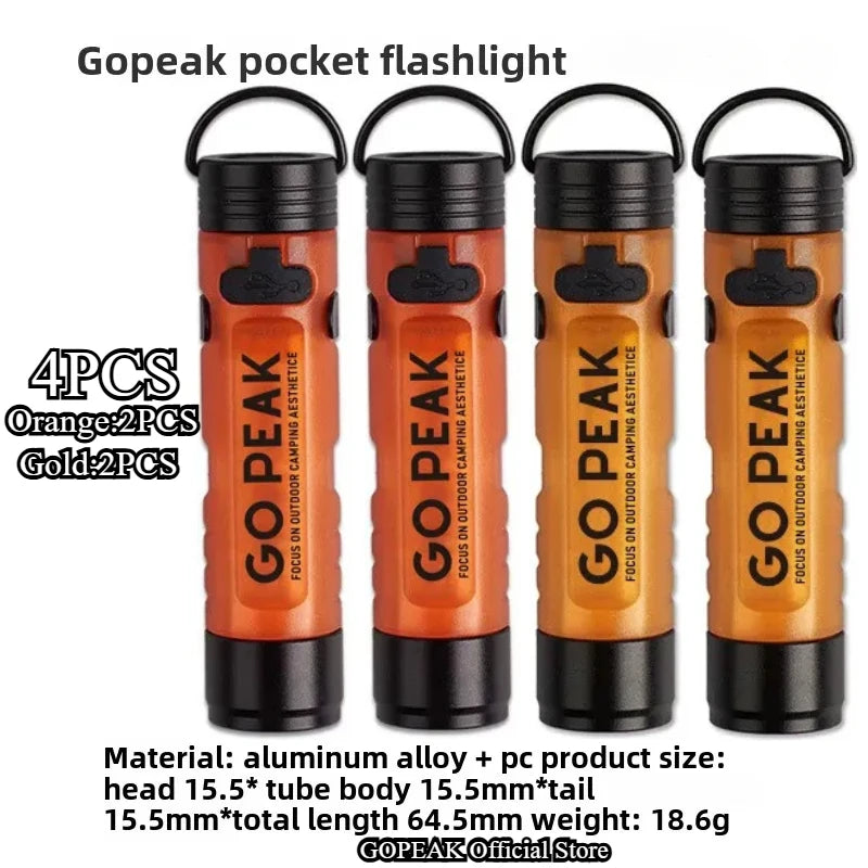 FieldLux™ Pocket Mini Flashlight - Key Chain EDC Light with Magnetic Cap