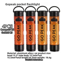 Thumbnail for FieldLux™ Pocket Mini Flashlight - Key Chain EDC Light with Magnetic Cap