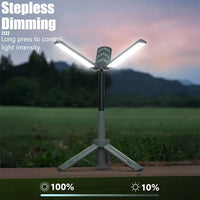 Thumbnail for FieldLux™ Telescopic Camp Lantern - 8000mAh Power Bank & Tripod Light