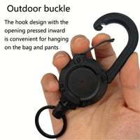 Thumbnail for Ranger™ Retractable Carabiner Badge Reel — Heavy Duty Extendable Keychain Holder