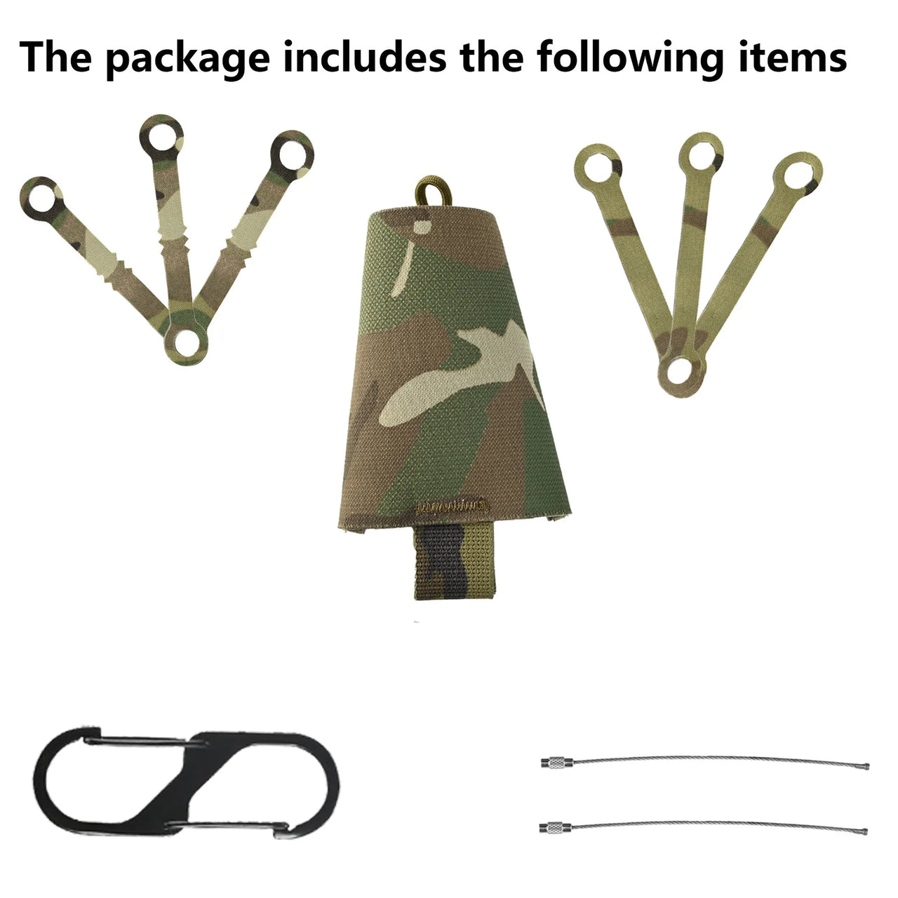 Chem Light Pouch with Carabiner Clip – 6-Pack Chemlight Pouch