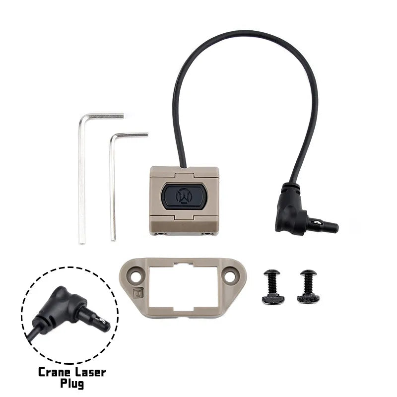 TacGear™ – Tactical Pressure Remote Switch – Dual Function Tail Mod for Weapon Lights & Lasers