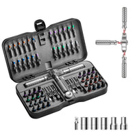 Thumbnail for BattleGear™ 66-in-1 Tactical Ratchet Screwdriver Set - Field Repair Kit with Magnetic T-Handle