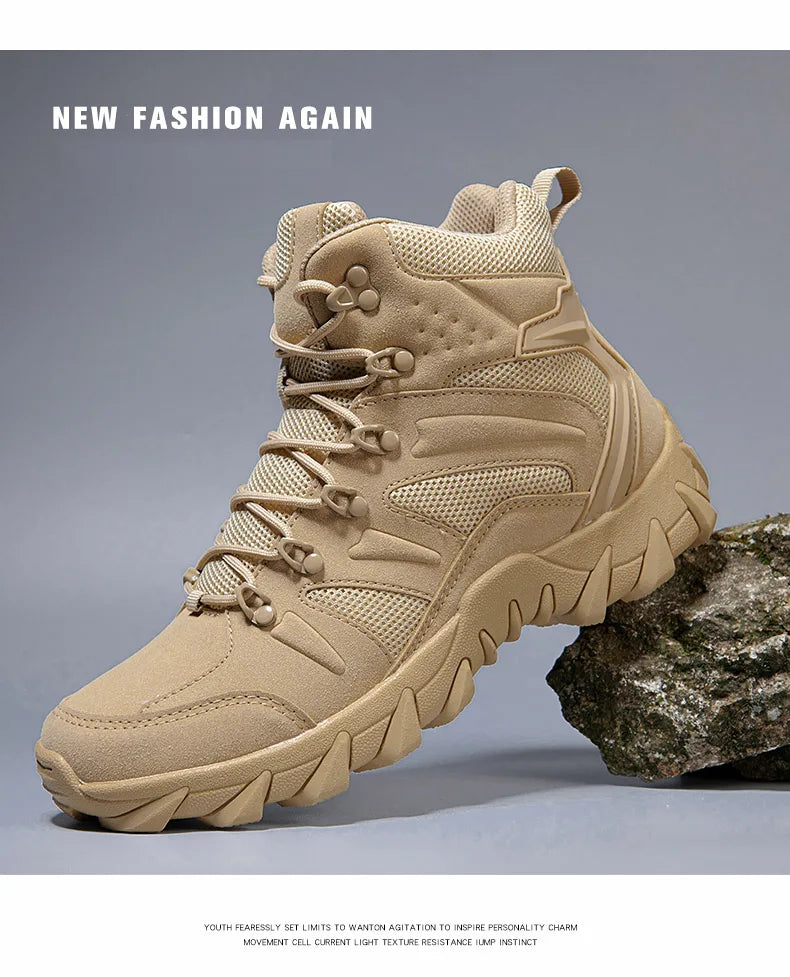Ranger™ FieldReady Combat Boots – Tactical Hiking Shoes for Outdoor & Hunting