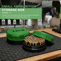 Thumbnail for BattleGear™ Mini .22LR Ammunition Storage Box – Compact Secure Screw-Lid Case