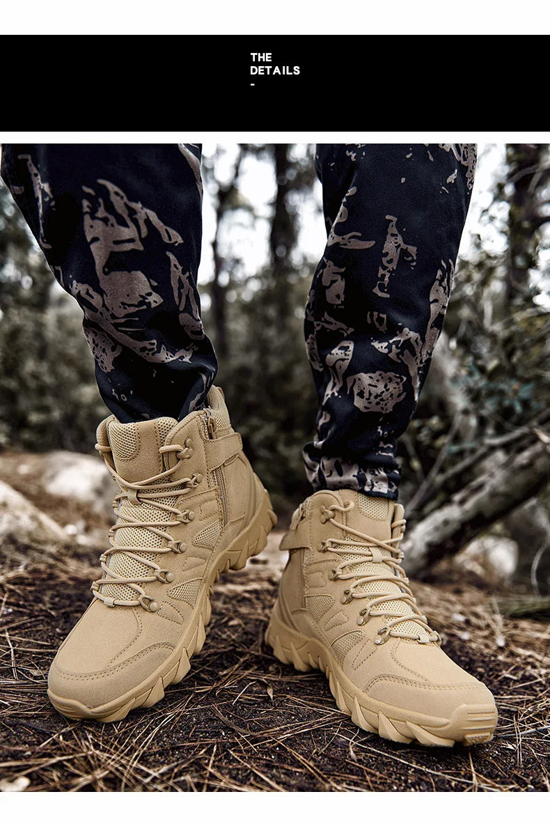 Ranger™ FieldReady Combat Boots – Tactical Hiking Shoes for Outdoor & Hunting