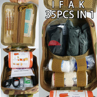 Thumbnail for Military IFAK Tactical First Aid Kit – Survival & Emergency Gear