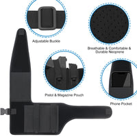 Thumbnail for Tactical Chest Holster w/ Phone Pouch – Concealed Carry Rig