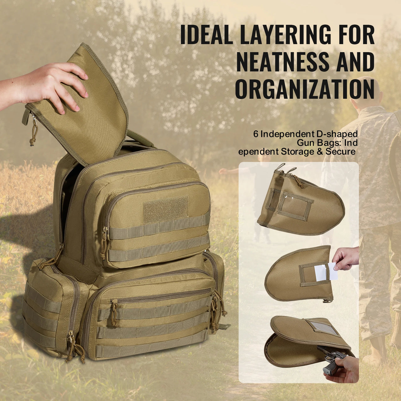 Tactical Range Ops Pack – Multi-Pistol Deployment Backpack