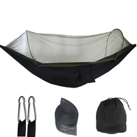 Thumbnail for Mosquito Net Camping Hammock – Parachute Nylon Hammock with Insect Protection