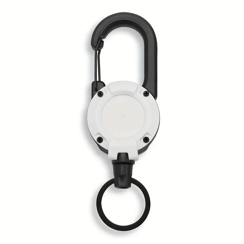 Ranger™ Retractable Carabiner Badge Reel — Heavy Duty Extendable Keychain Holder