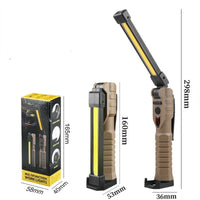 Thumbnail for FieldLux™ 10W COB LED Work Light - Rechargeable Tactical Flashlight with Magnetic Base