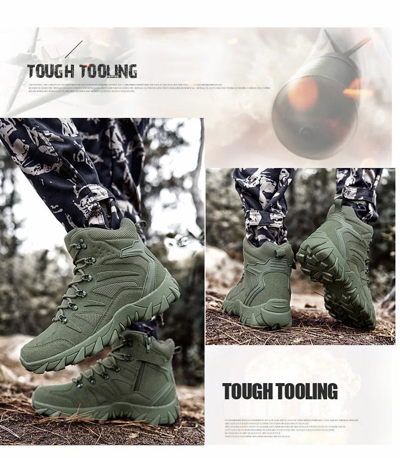 Ranger™ FieldReady Combat Boots – Tactical Hiking Shoes for Outdoor & Hunting