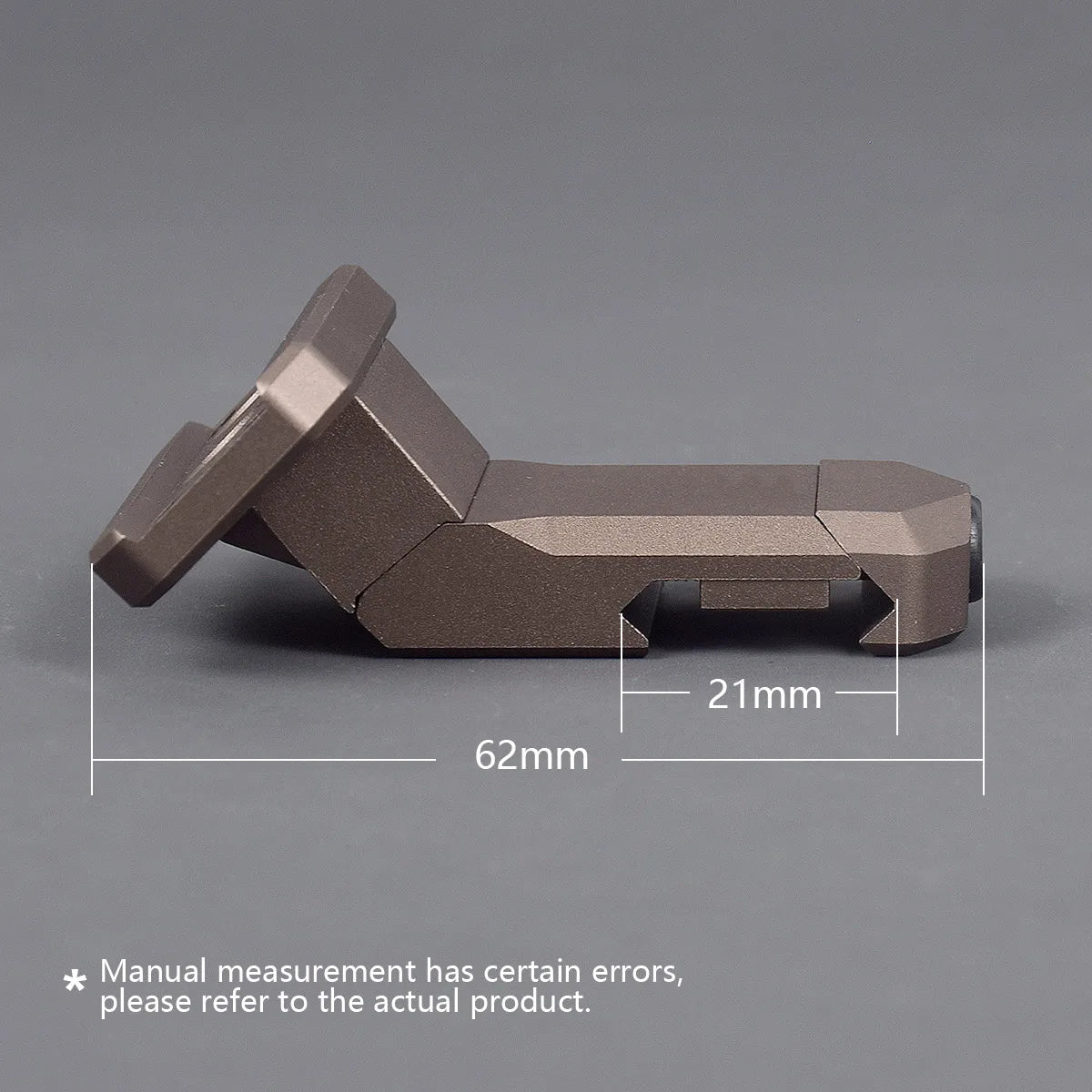 TacSight™ – 35/45° Offset Red Dot Optic Mount – Aluminum Mount for T01 T02 RMR