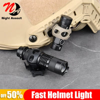 Thumbnail for FieldLux Tactical Helmet Light - Strobing LED Scout Light for FAST Helmet Rail