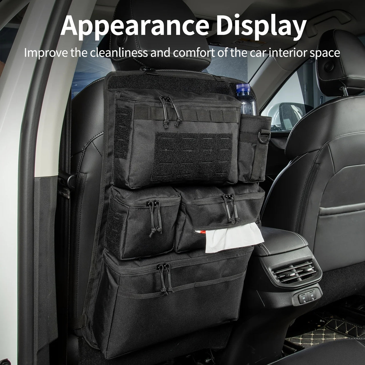 BattleGear™ Tactical Rear Seat Organizer - Hanging Vehicle Storage Bag