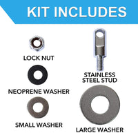 Thumbnail for BattleGear™ – 50 Cal Ammo Box Can Steel Gun Lock Hardware Kit