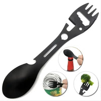 Thumbnail for BattleGear™ Portable Outdoor Fork & Spoon Set - Lightweight Survival Eating Tool