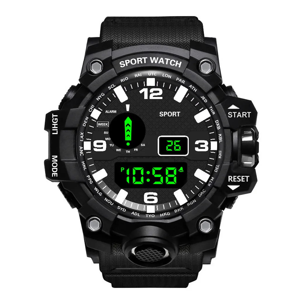 TacTime™ Digital Military Watch - Sports Electronic Wristwatch