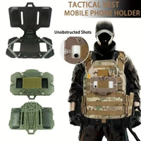 Thumbnail for Plate Carrier Phone Mount – Phone & Map Holder Chest Panel