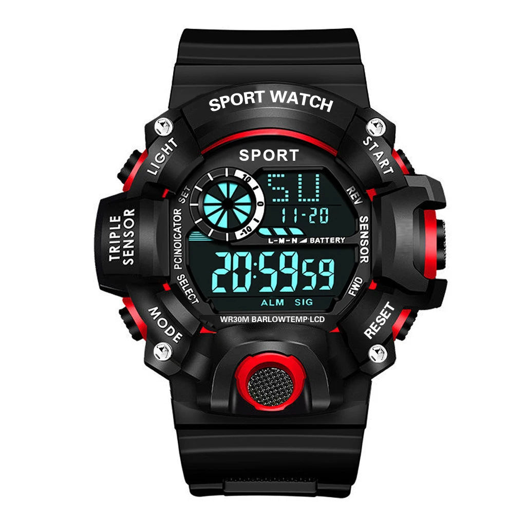 TacTime™ Digital Military Watch - Sports Electronic Wristwatch