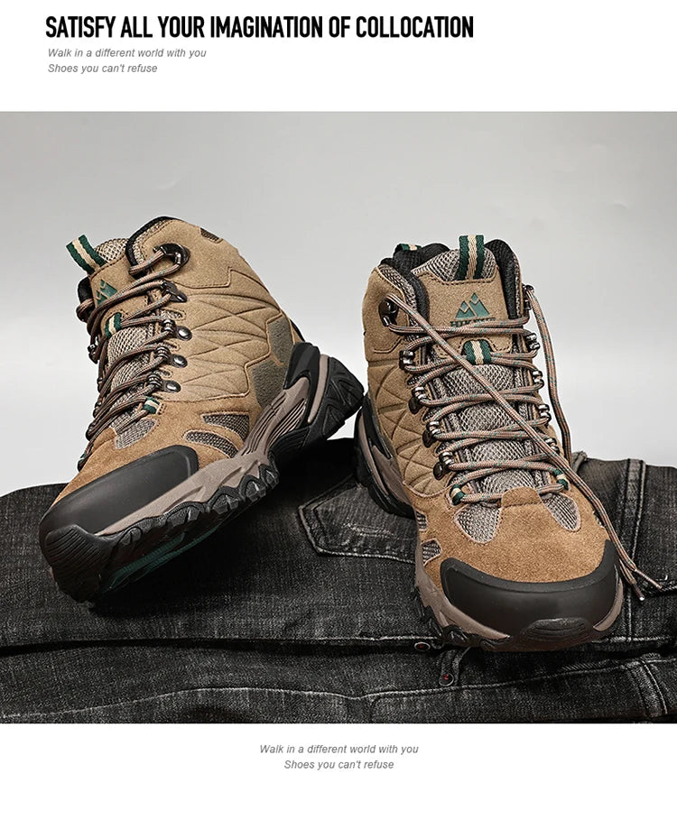 Ranger™ TrailReady Combat Boots – Tactical Hiking Shoes for Outdoor & Hunting