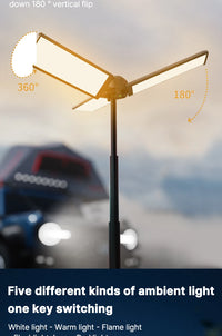Thumbnail for FieldLux™ Telescopic Camp Lantern - 8000mAh Power Bank & Tripod Light