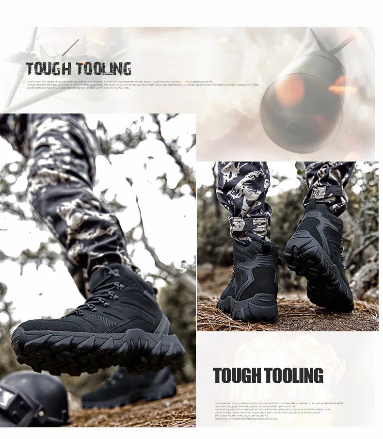 Ranger™ FieldReady Combat Boots – Tactical Hiking Shoes for Outdoor & Hunting