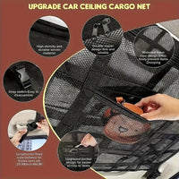 Thumbnail for BattleGear™ Car Roof Cargo Net - Mesh Storage Organizer
