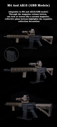 Thumbnail for BattleGear™ - AR/M4 GBB Display Stand - Anti-Slip Tabletop Rack