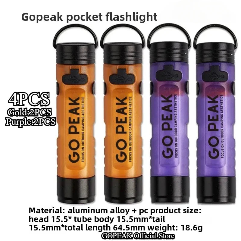FieldLux™ Pocket Mini Flashlight - Key Chain EDC Light with Magnetic Cap