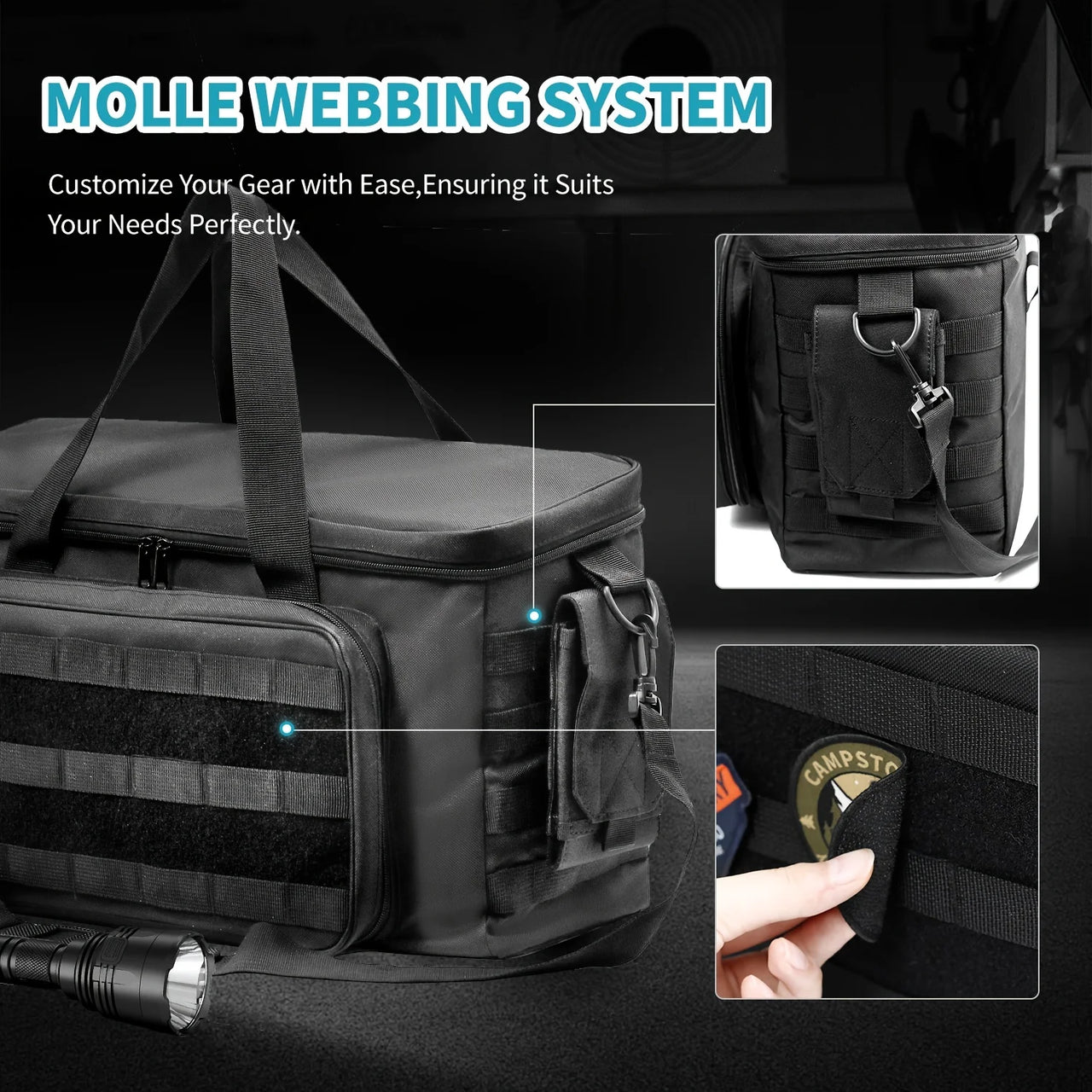 M.O.S. Gear Patrol Bag – Tactical Front Seat Organizer